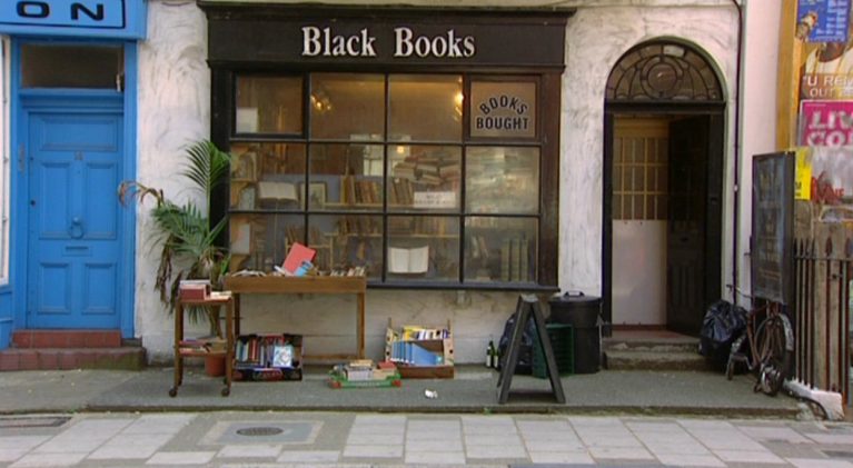 Support your local independent bookstore with a visit to ‘Black Books’, a.k.a. Collinge & Clark